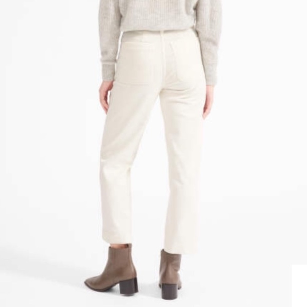 ISO Everlane Corduroy Straight Leg Crop